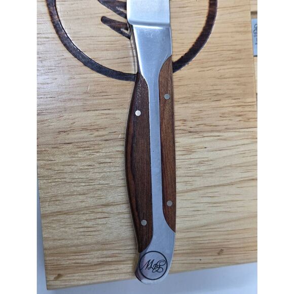 GUNTER WILHELM EXECUTIVE CHEF SERIES STEAK KNIVES SET OF 6 GERMAN STEEL W/ RACK - Picture 4 of 10